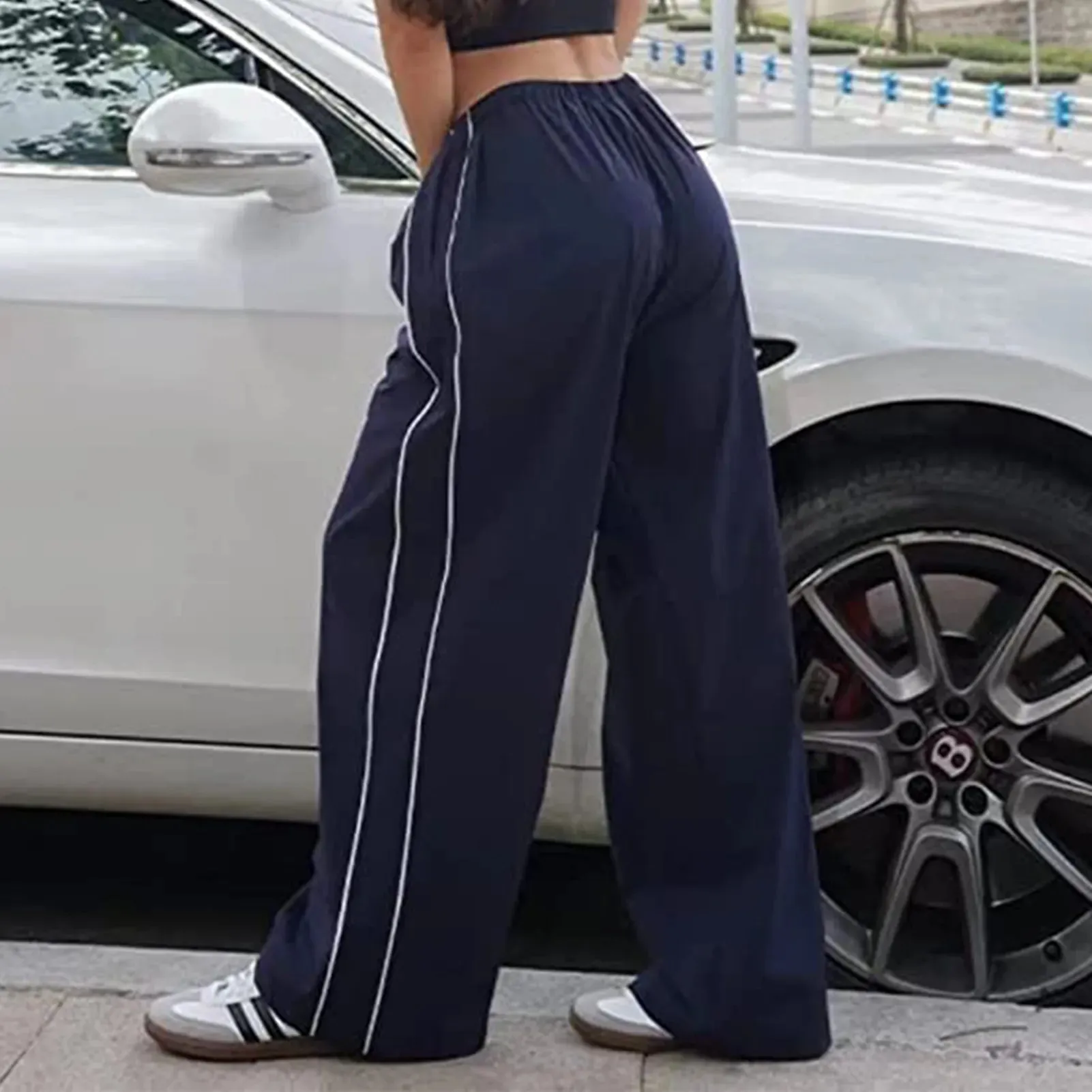 Low Waist Drawstring Kpop Pants