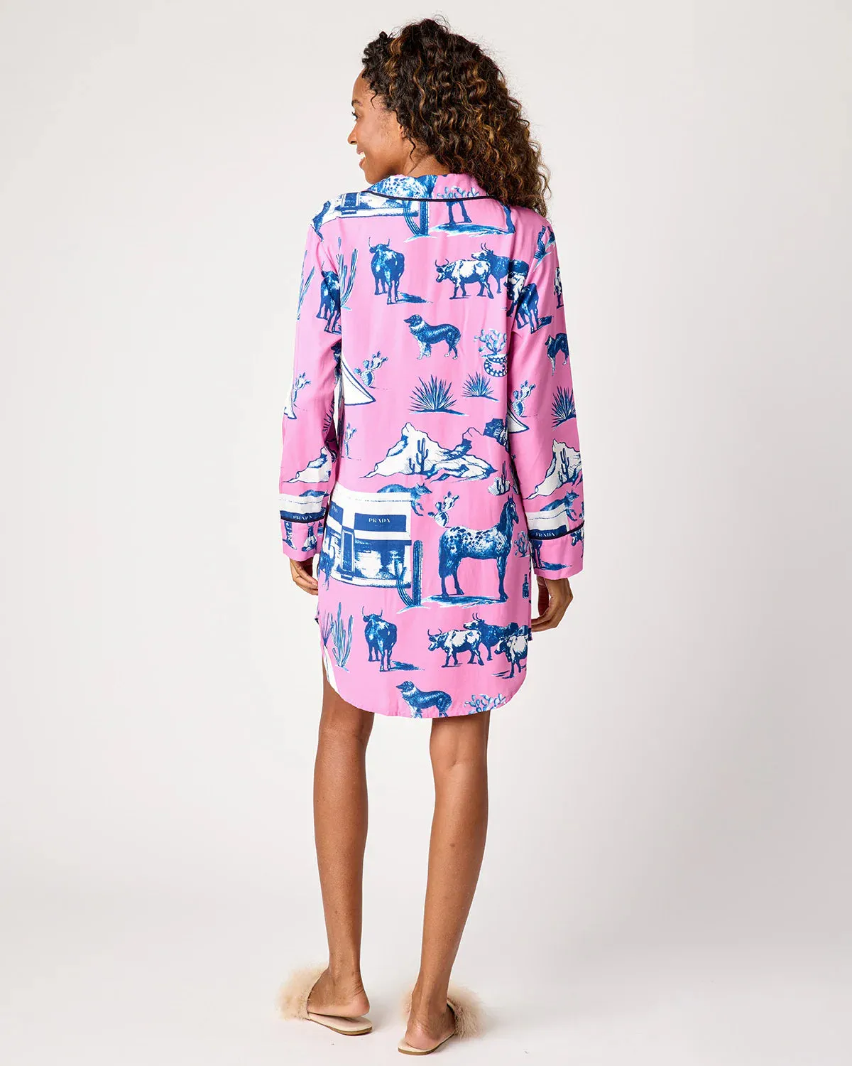 Marfa Toile Sleep Shirt