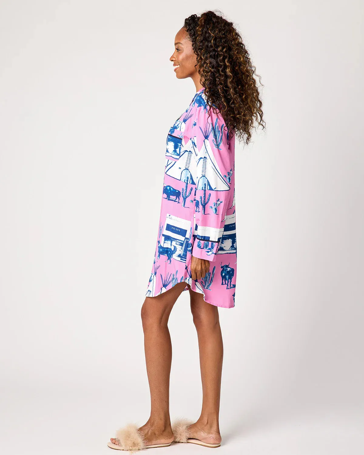 Marfa Toile Sleep Shirt