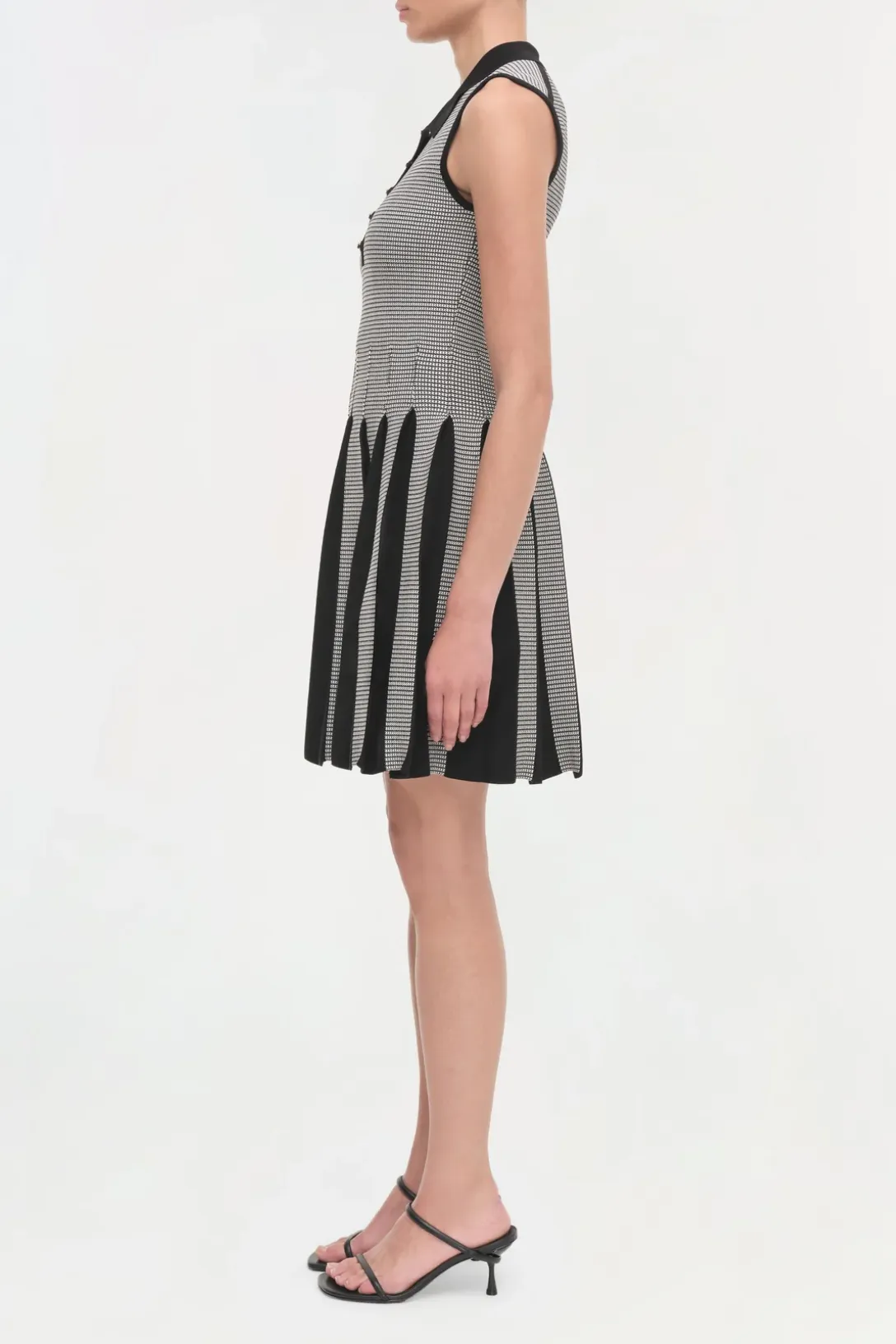 Melodie Dress | Black White Check