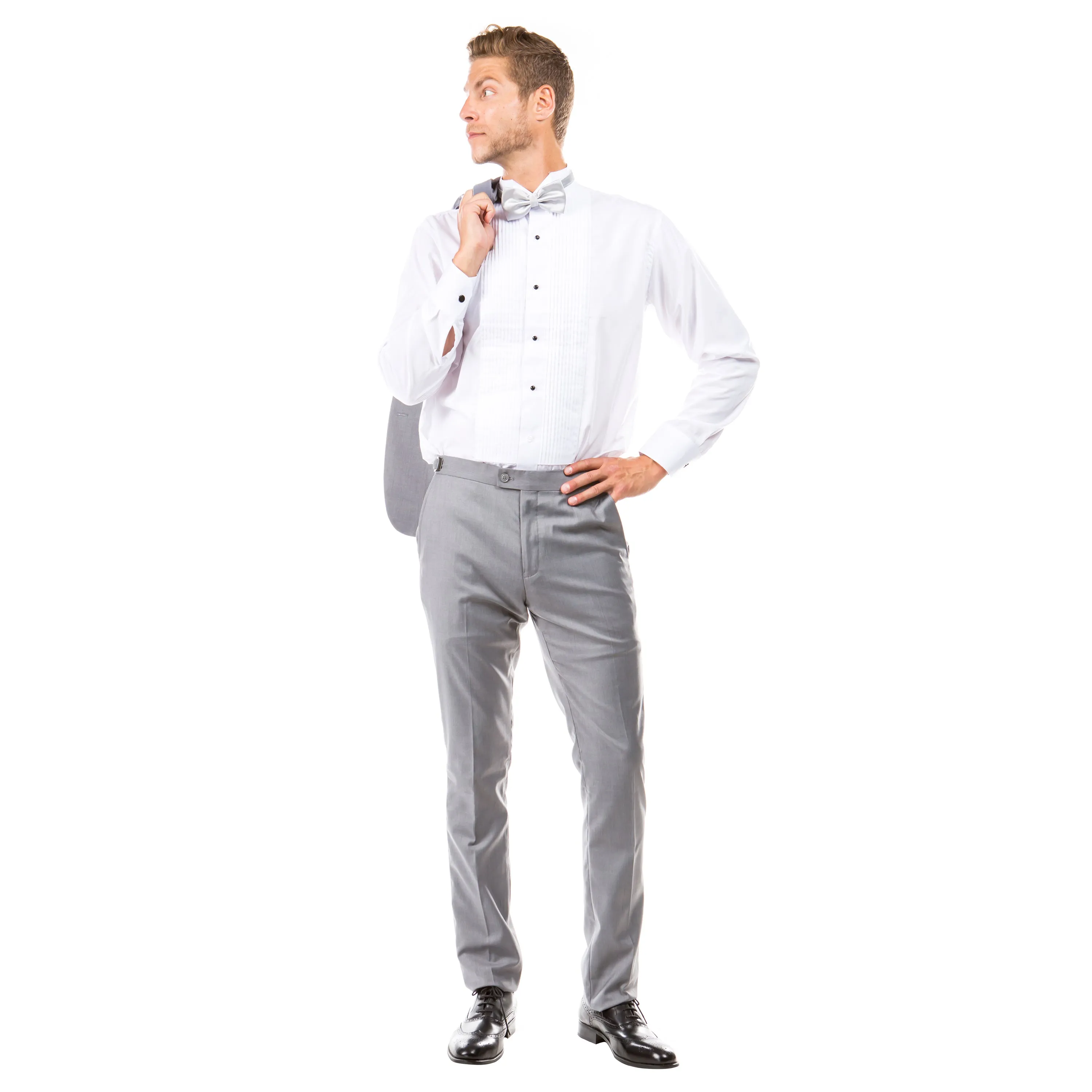 Men's 2pc Tuxedo Set w/ Satin Notch Lapel