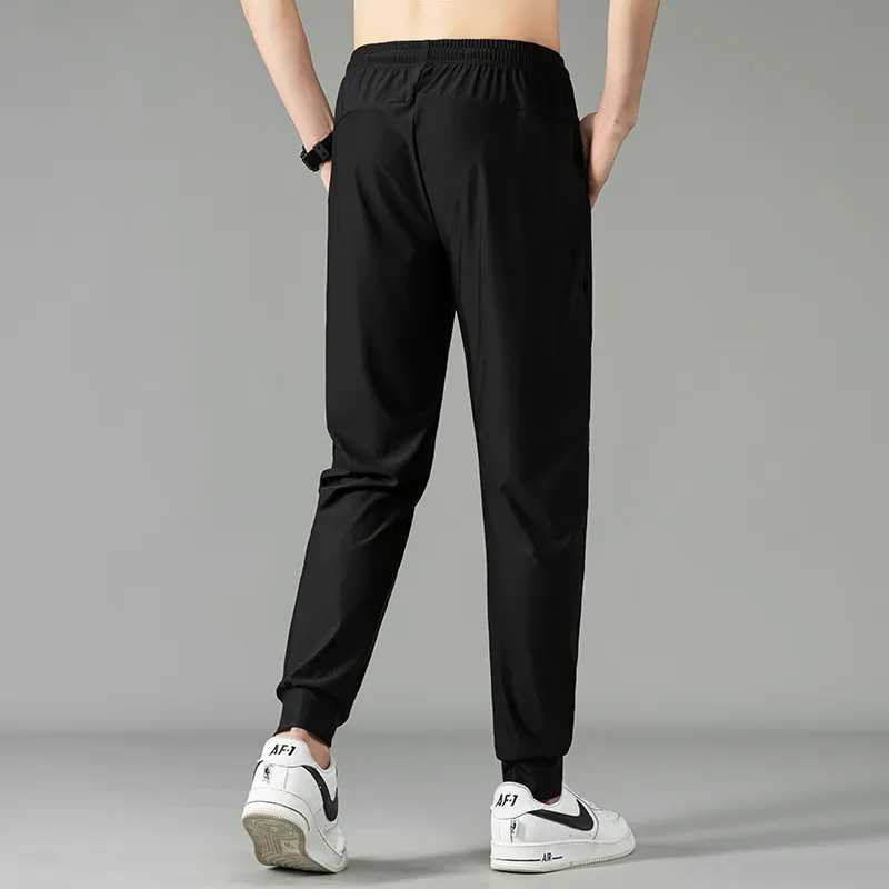 Men'S Casual Pants Ice Silk Pants Loose Sports Pants Men'S Clothing