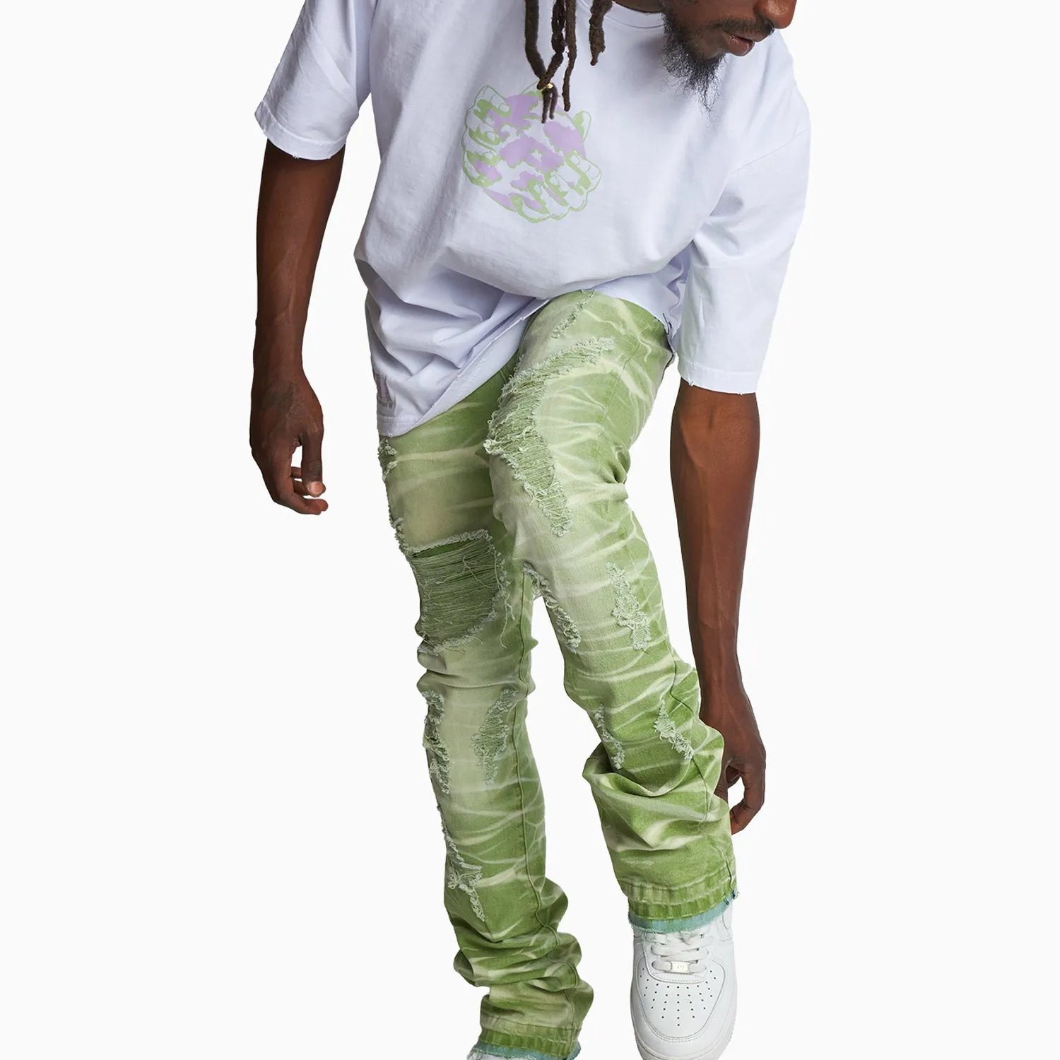 Men's Marcel Super Stacked Denim Pant