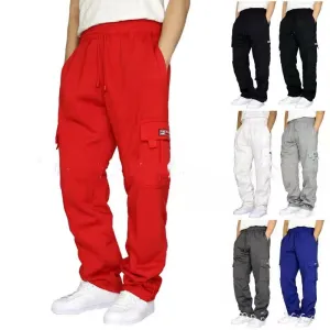 Mens Sweatpants Jogger Sports Pants Drawstring Trousers