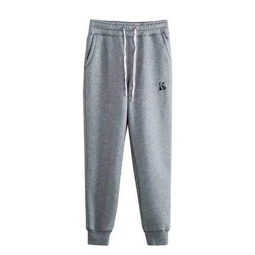 Mens Thermal Thicken Jogger Pants
