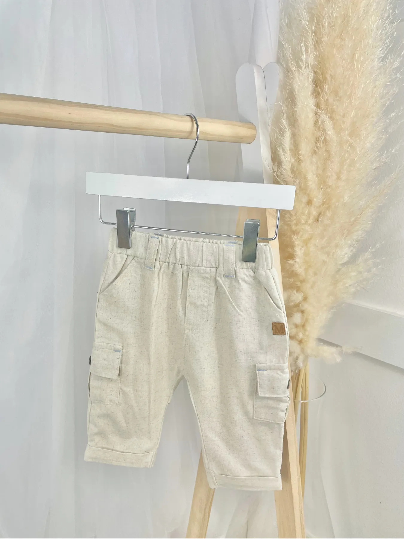 Mintini Boys Beige Tracksuit Set