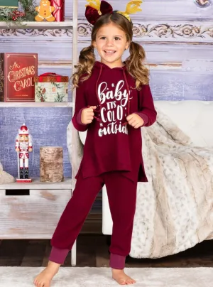 Mommy and Me Baby It's Cold Outside Loungewear Set