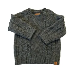 New with tags! Boys Canadiana Cable Knit Sweater Grey Sz 6-12 Months! Retails $38 