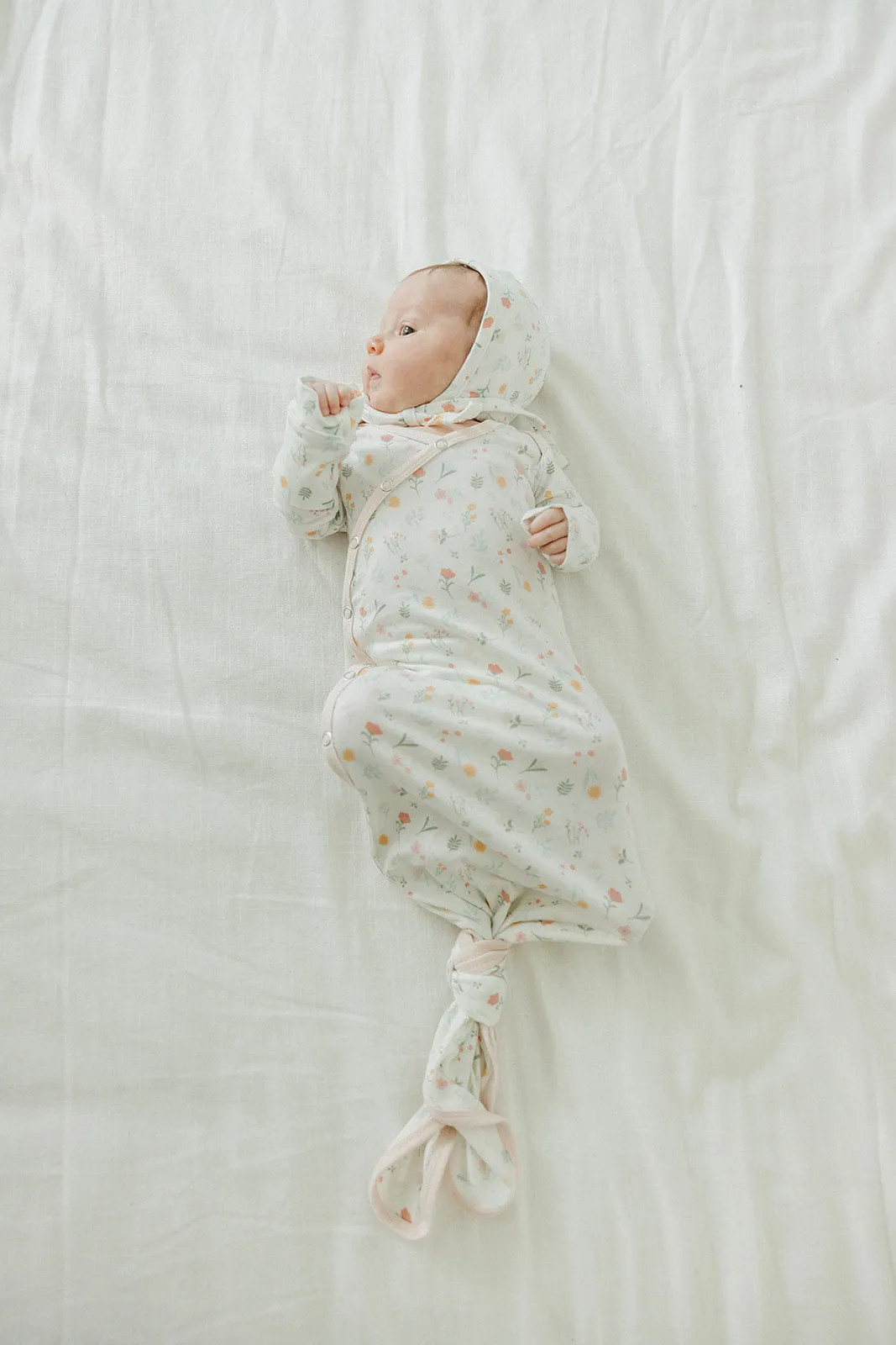 Newborn Knotted Gown - Mabel