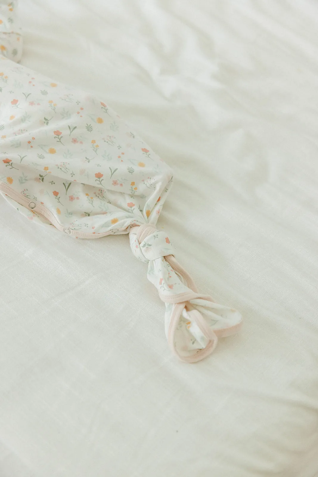 Newborn Knotted Gown - Mabel