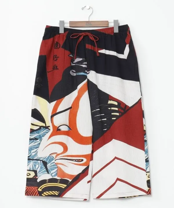 NIPPON ART Ukiyo-e Cropped Pants