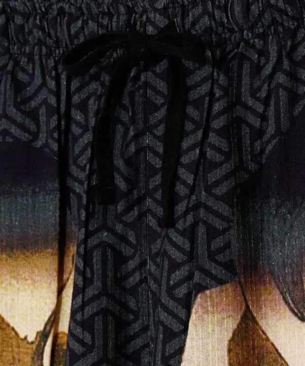 NIPPON ART Ukiyo-e Cropped Pants