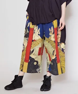 NIPPON ART Ukiyo-e Cropped Pants