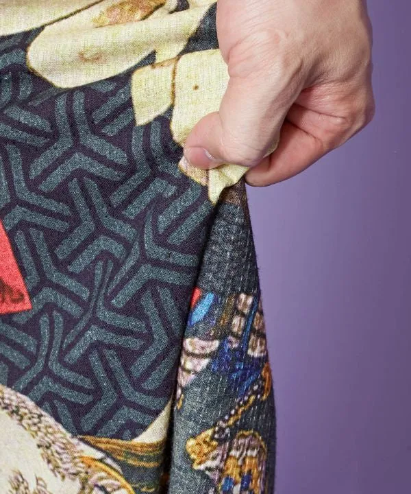 NIPPON ART Ukiyo-e Cropped Pants