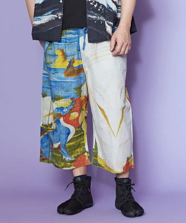 NIPPON ART Ukiyo-e Cropped Pants