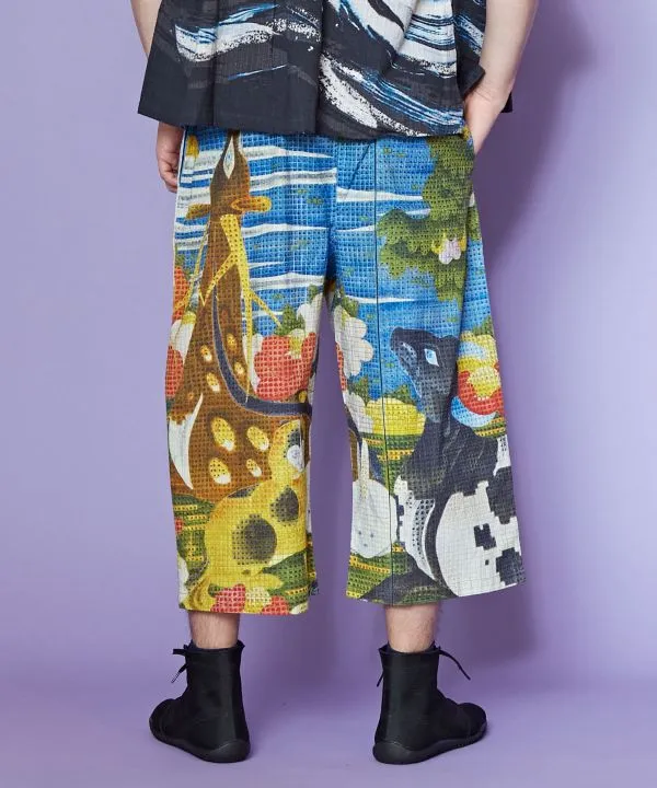 NIPPON ART Ukiyo-e Cropped Pants