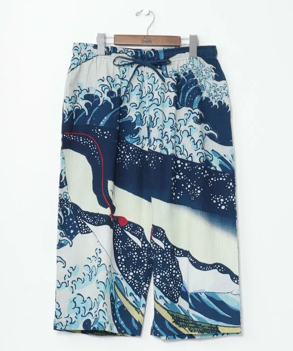 NIPPON ART Ukiyo-e Cropped Pants