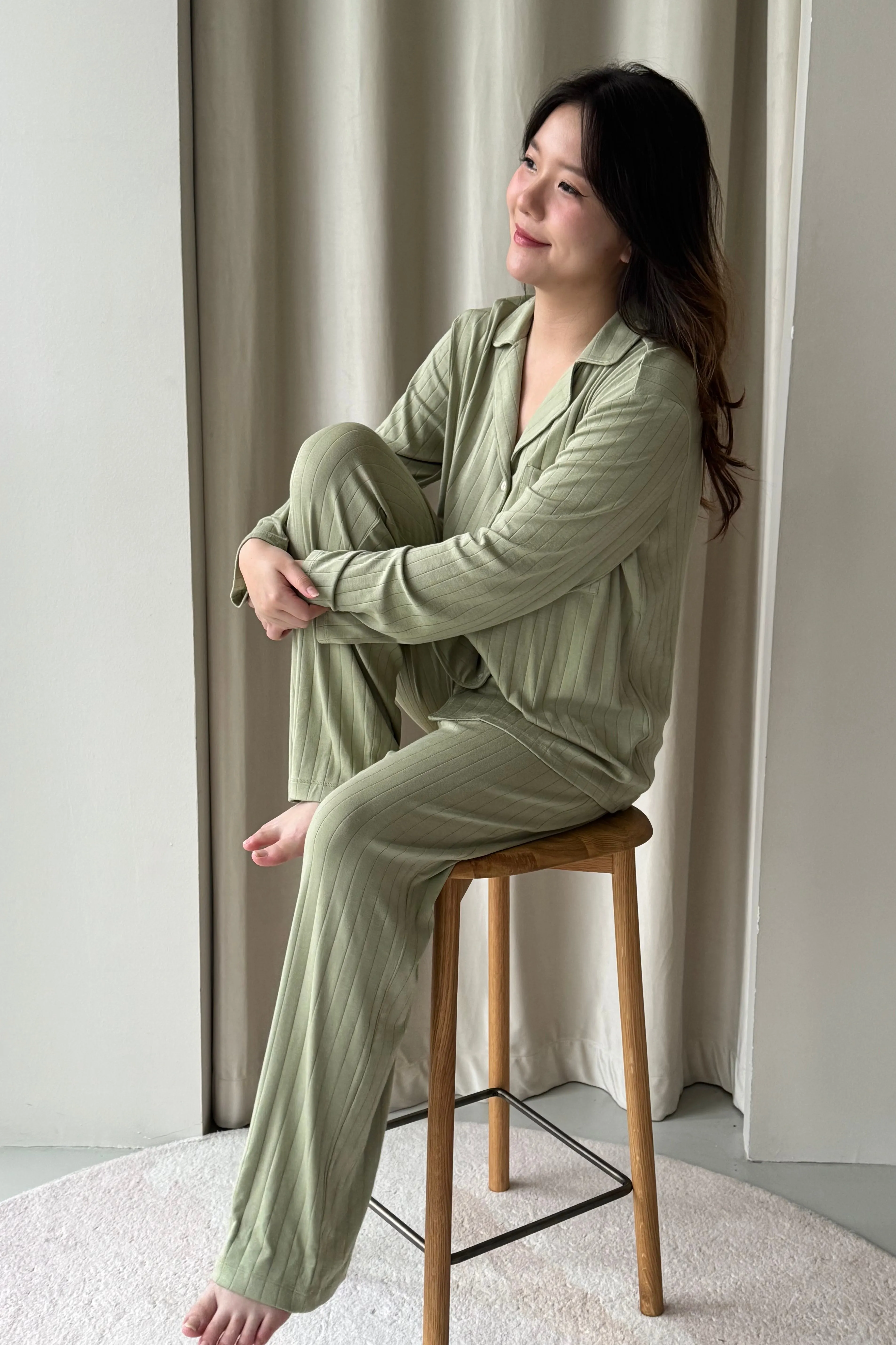 Oasis Modal Cotton PJs (Sage)