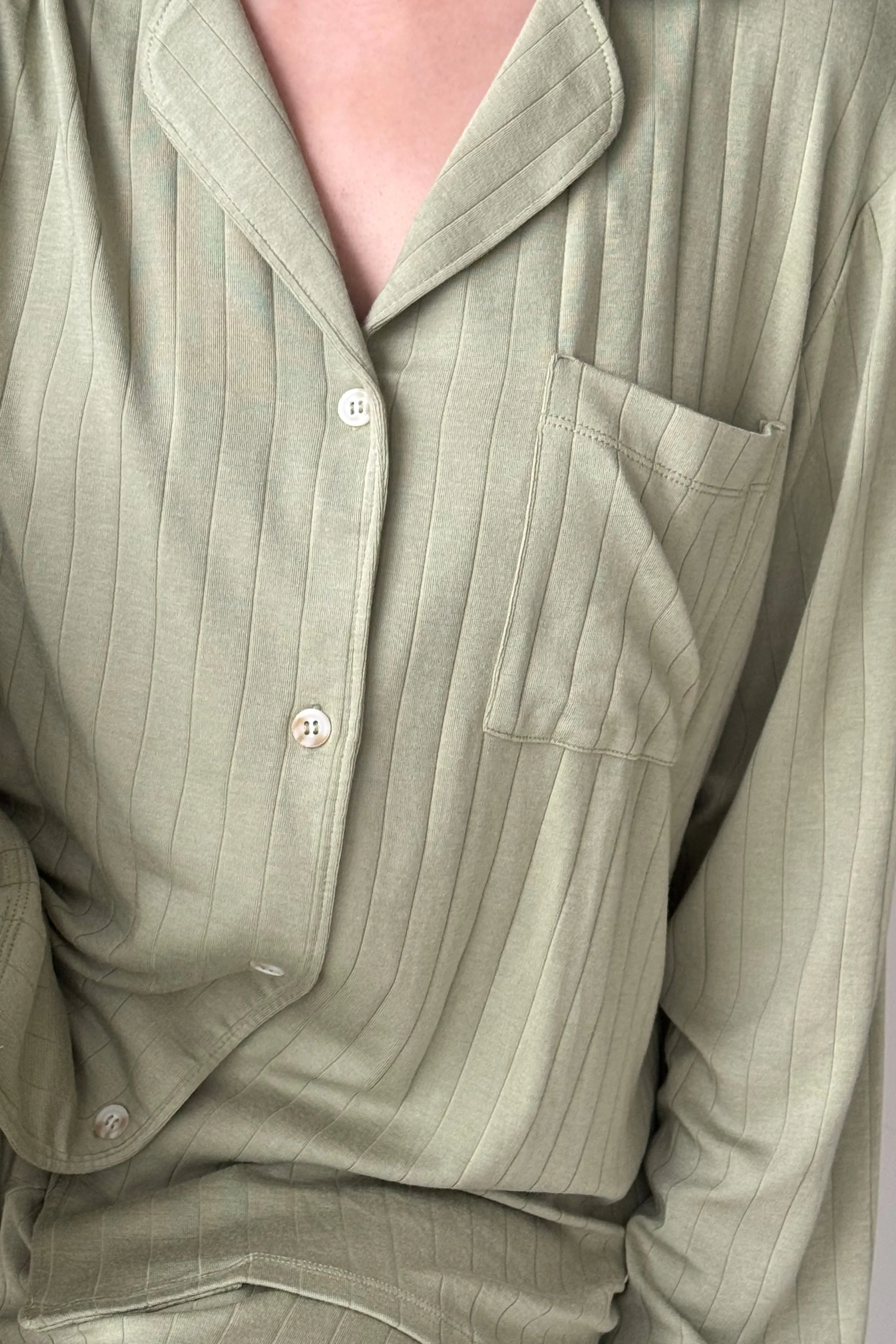 Oasis Modal Cotton PJs (Sage)