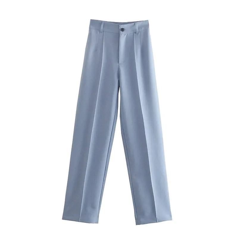Obsidian Phoenix Women's Luxury High-Waist Straight Pants