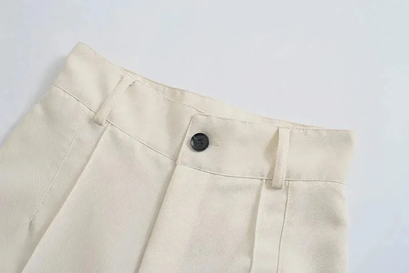 Obsidian Phoenix Women's Luxury High-Waist Straight Pants