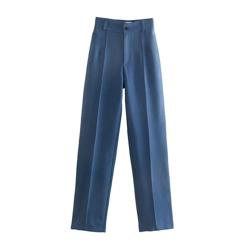 Obsidian Phoenix Women's Luxury High-Waist Straight Pants