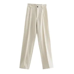 Obsidian Phoenix Women's Luxury High-Waist Straight Pants