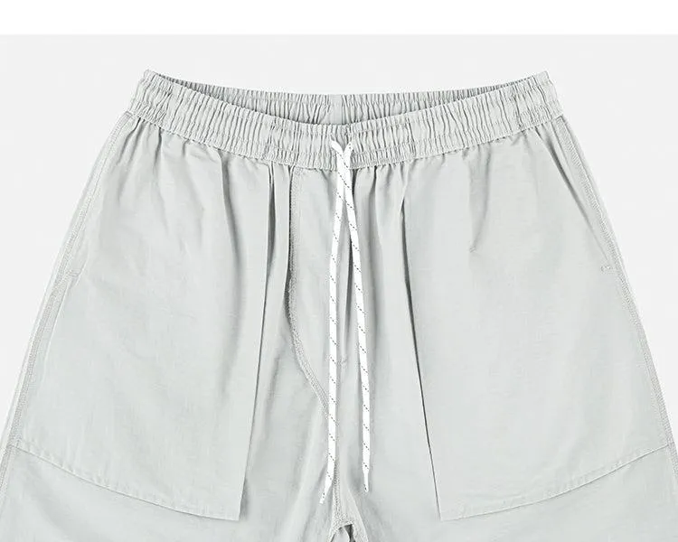 Outdoor Elastic Waist Sports Shorts