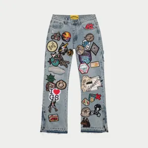 Patchwork Denim (Blue Wash)