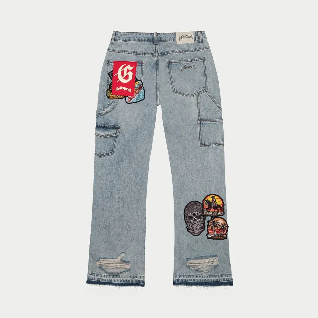 Patchwork Denim (Blue Wash)