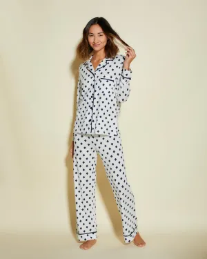 Petite Long Sleeve Top & Pant Pajama Set