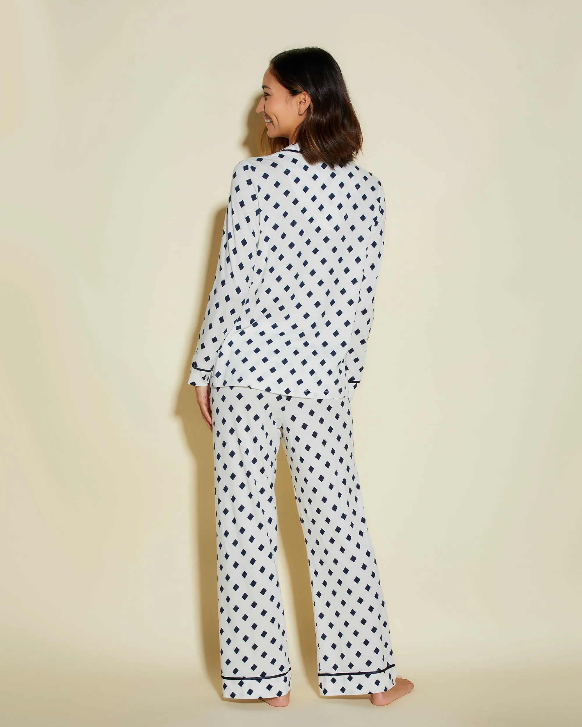 Petite Long Sleeve Top & Pant Pajama Set