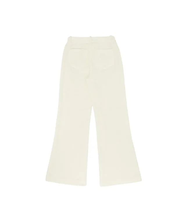 PIV'VEE Comfy Corduroy Trousers - Cloud White