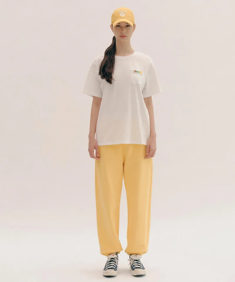 PIV'VEE ee Logo Jogger Pants - Sunny Yellow