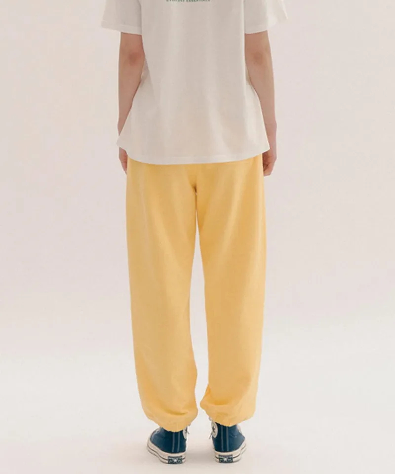 PIV'VEE ee Logo Jogger Pants - Sunny Yellow