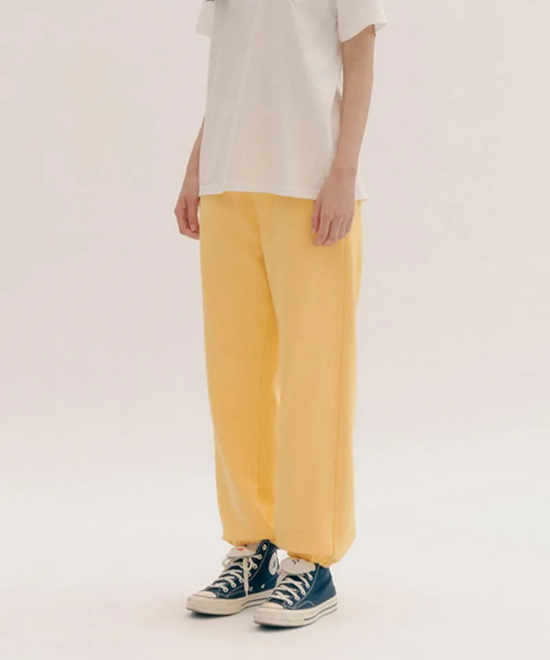 PIV'VEE ee Logo Jogger Pants - Sunny Yellow