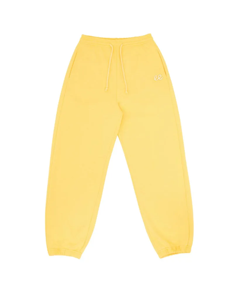 PIV'VEE ee Logo Jogger Pants - Sunny Yellow