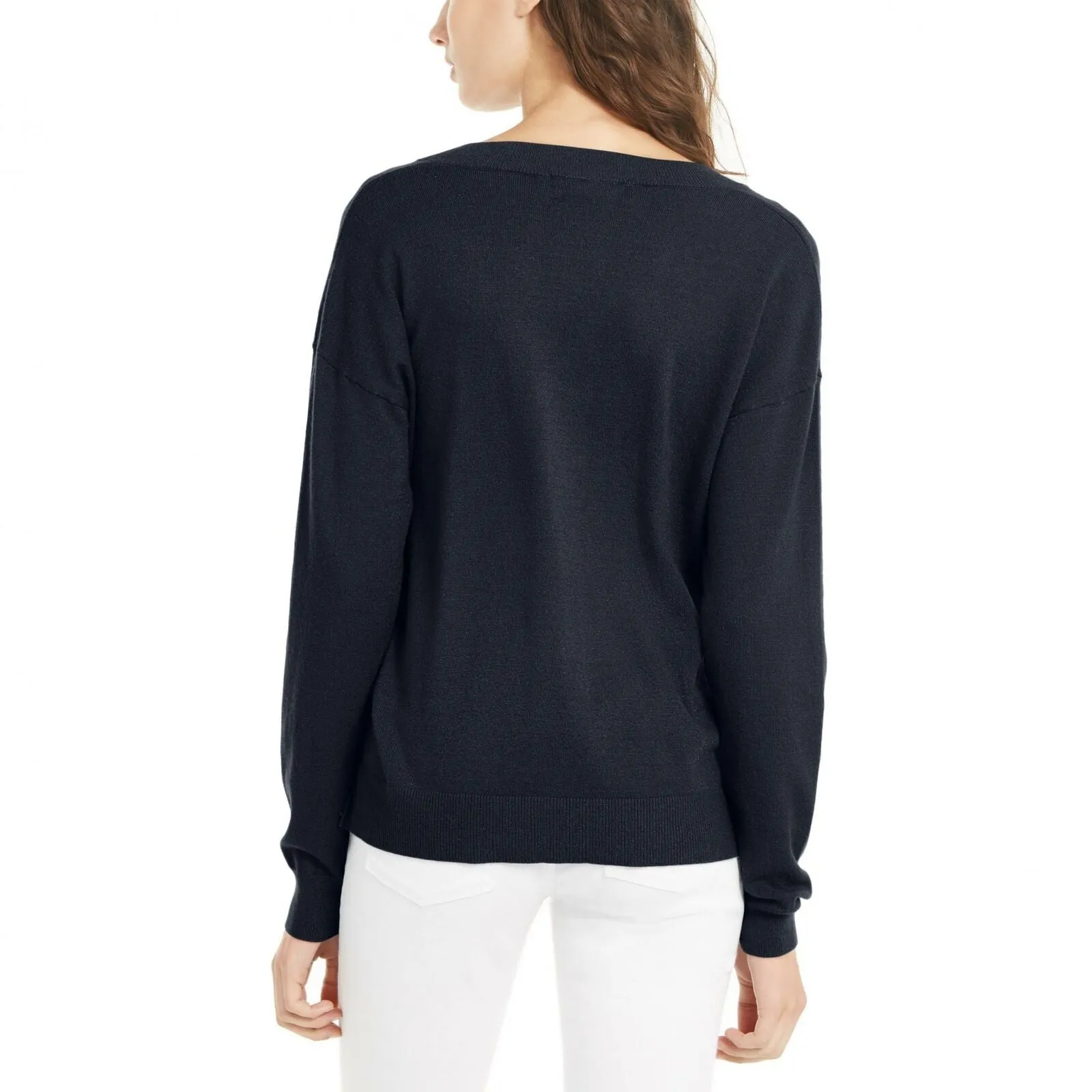 Planet Gold Women's Junior Fit V-Neck Sweater