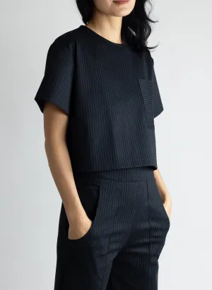 Ponte Tee - Pinstripe