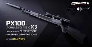 PX100 Achilles X3 with Bushnell 3-9x40 AOE