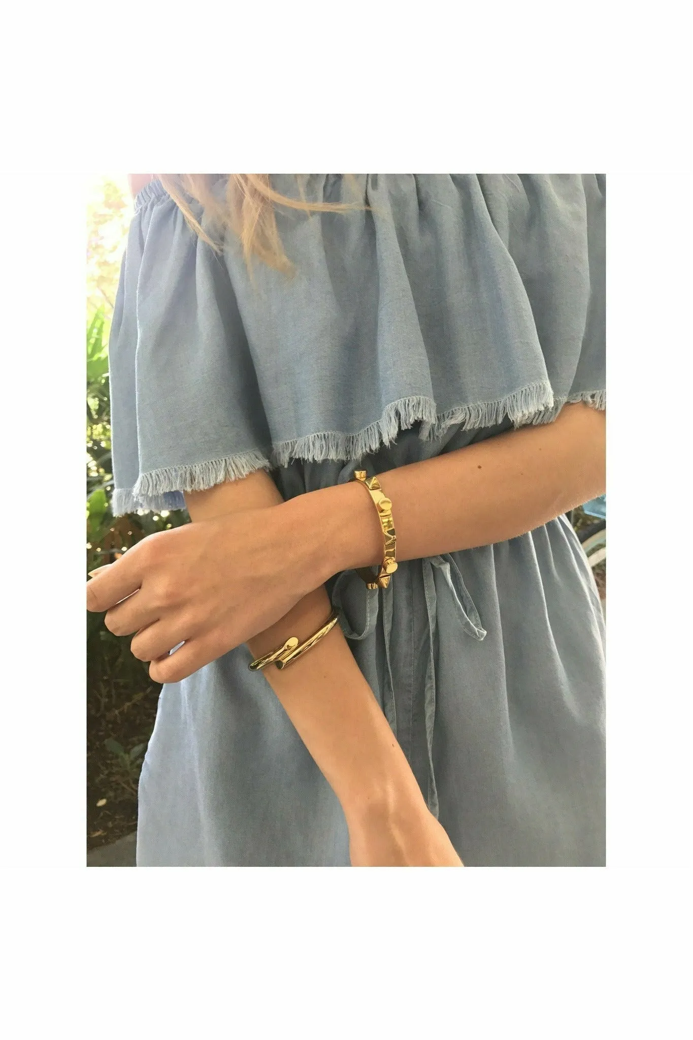 Pyramid Cuff Bracelet