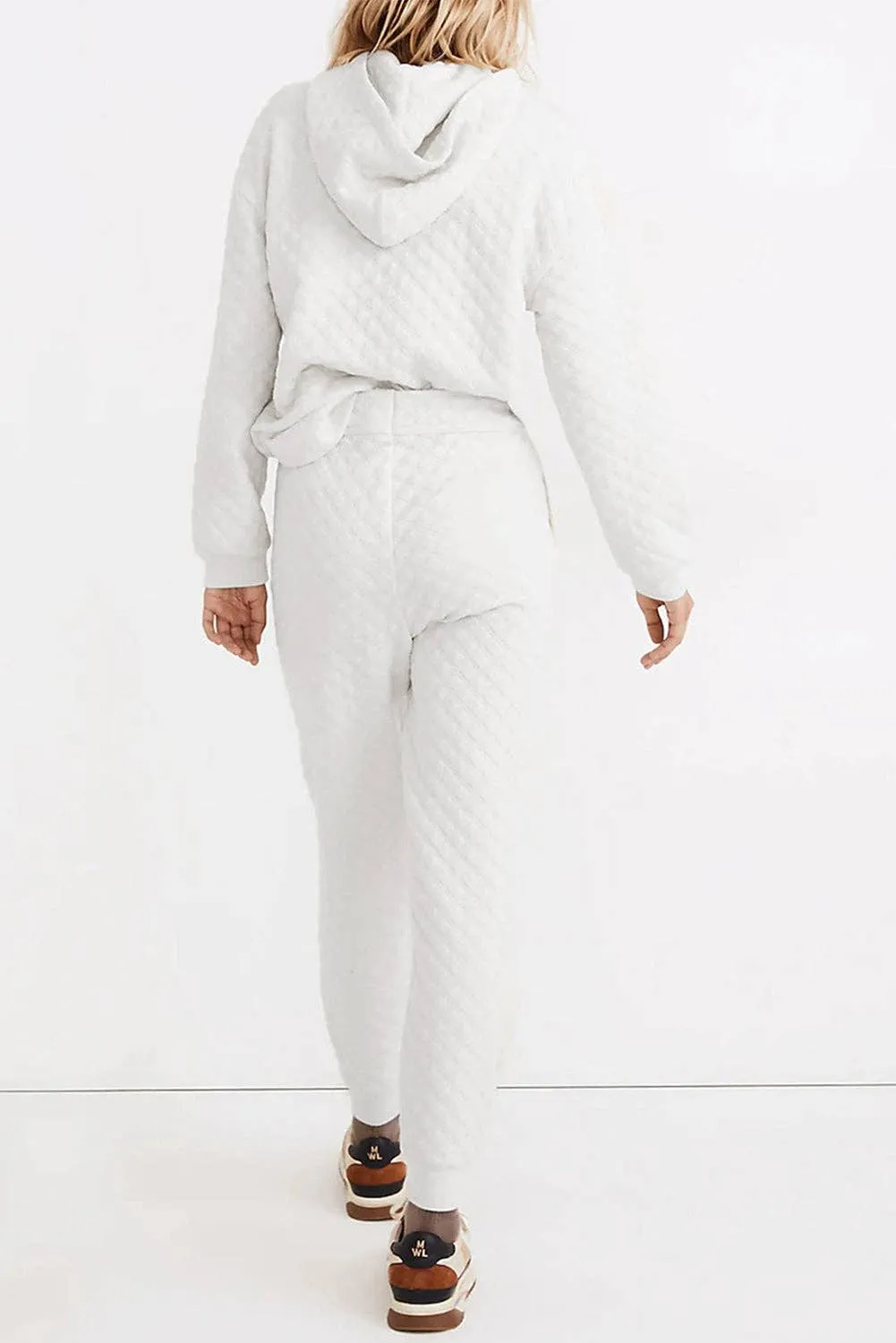 Quilted Hoodie and Sweatpant Set
