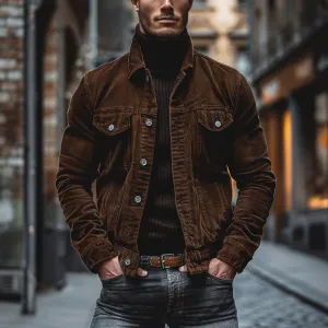 Raoul | Vintage corduroy single-breasted jacket