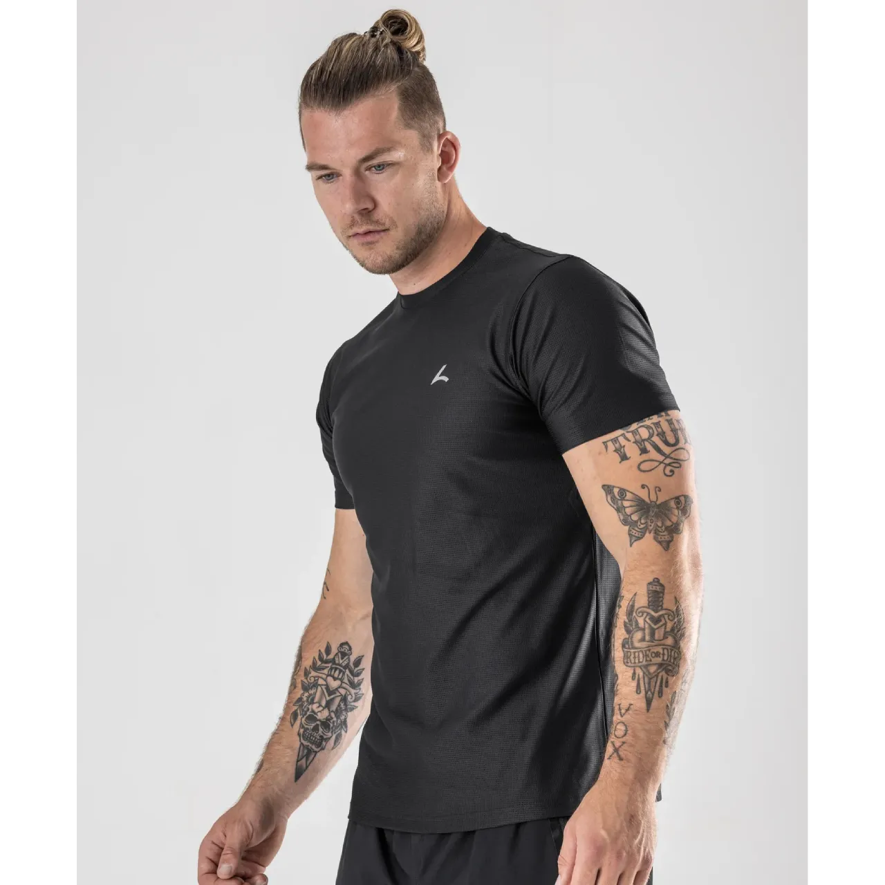 Reeva Sports Shirt - Black Mesh