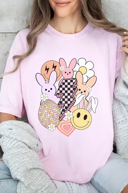 Retro Spring Easter Comfort Colors Graphic Tee