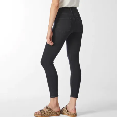 Rich & Royal High Waist Satin Jean