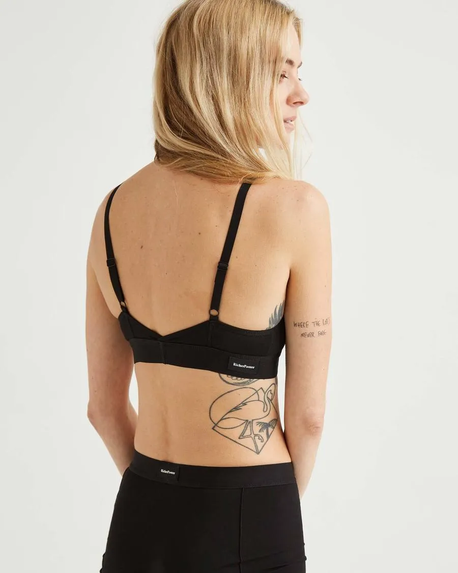 Richer Poorer Classic Bralette (Black)
