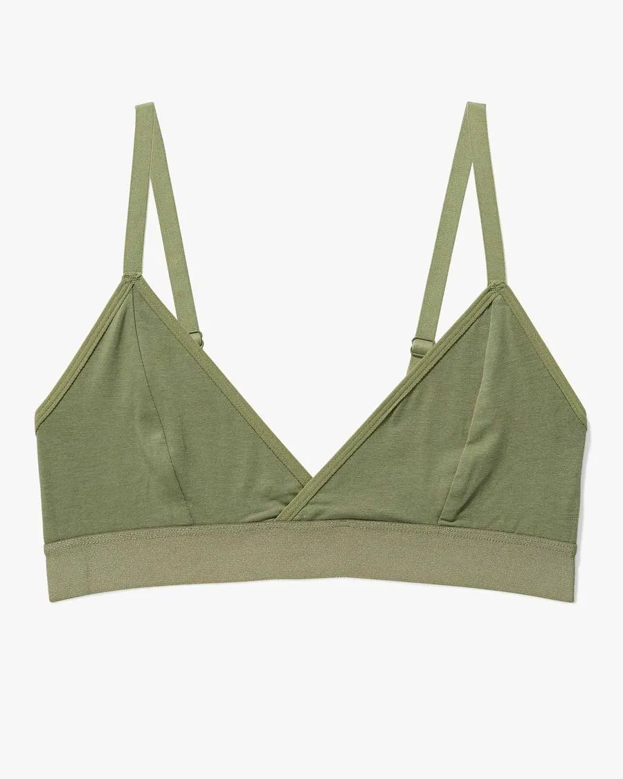 Richer Poorer Classic Bralette (Surplus Green)