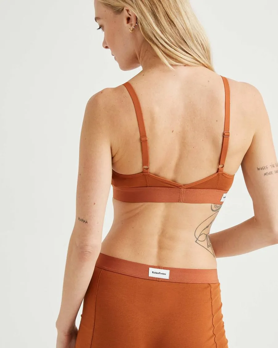 Richer Poorer Classic Bralette (Tobacco)