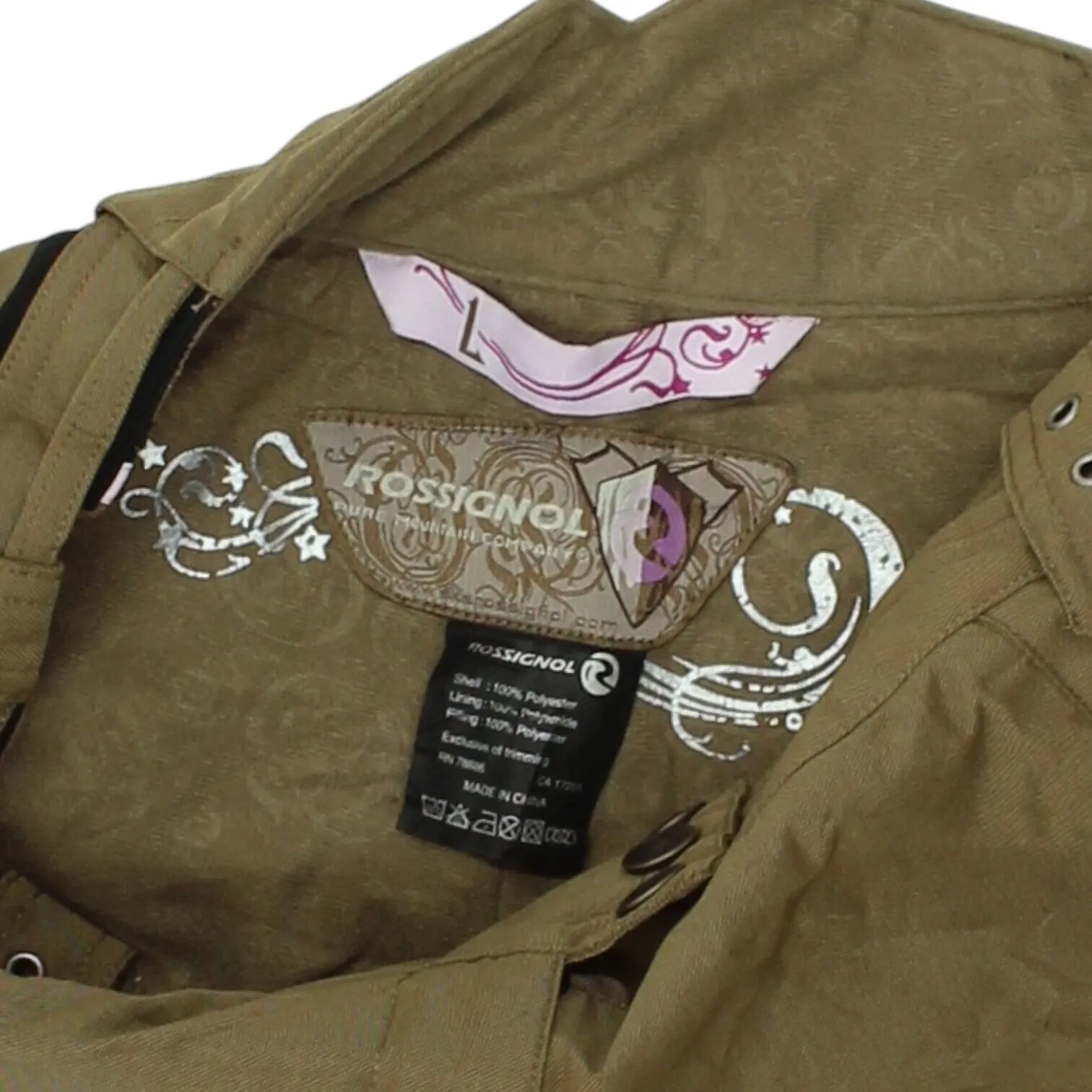 Rossignol Womens Brown Ski Trousers | Vintage Winter Sports Snowboarding Pants